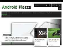 Tablet Screenshot of androidplazza.com